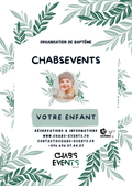 Organisation de Baptême -- Pack Féerie -- ✨